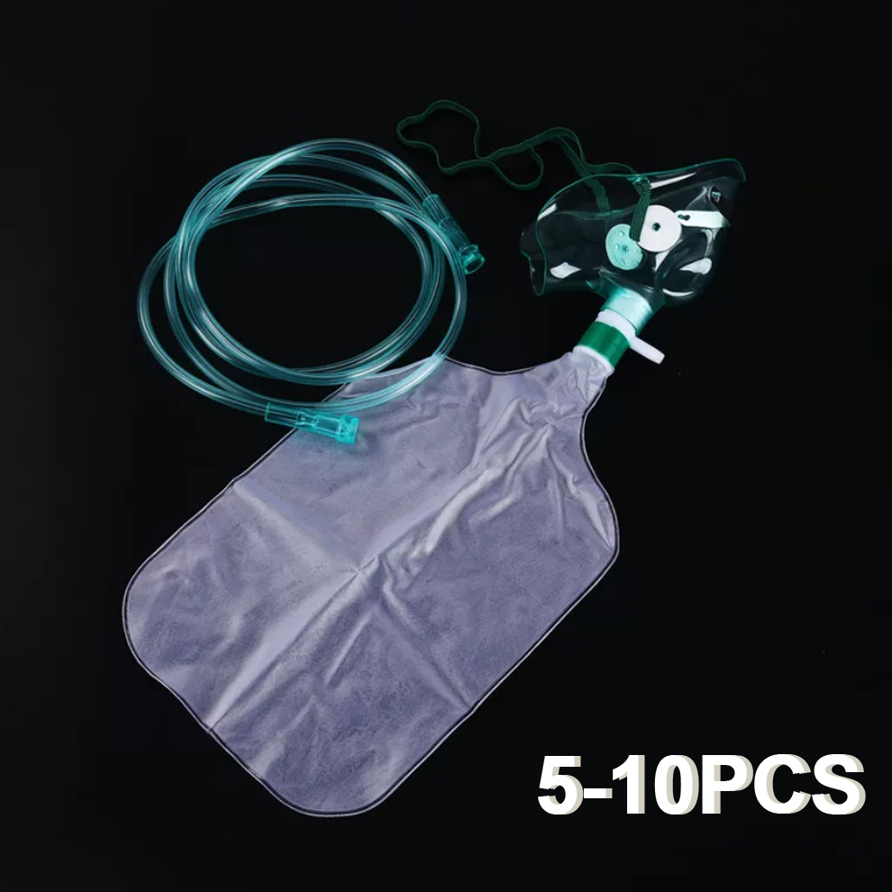 Oxygen Mask Non-Rebreather - 5-10 шт. одноразовых кислородных масок для