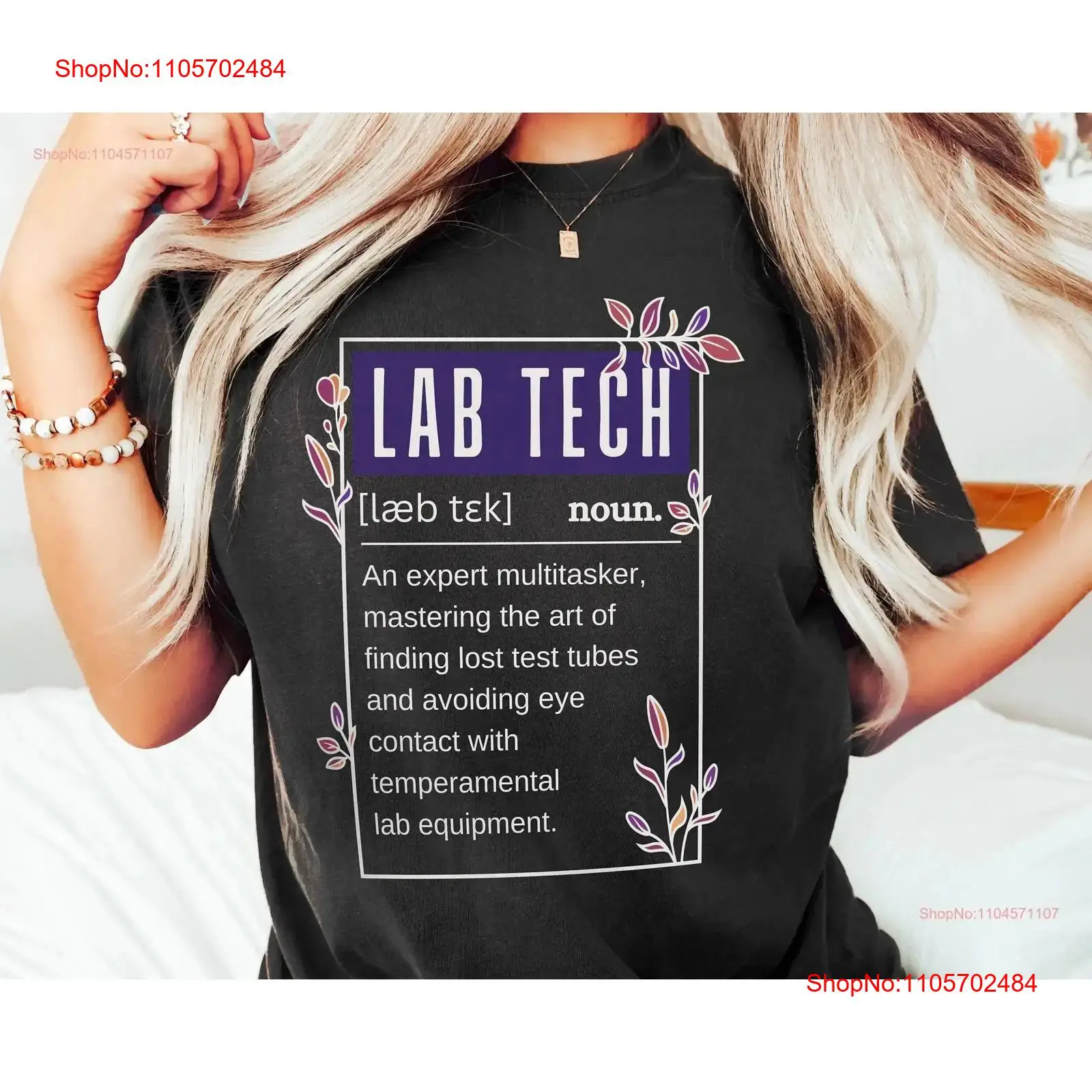 Medical Lab Design - Забавная футболка для лаборанта, техника-лаборант, MLT