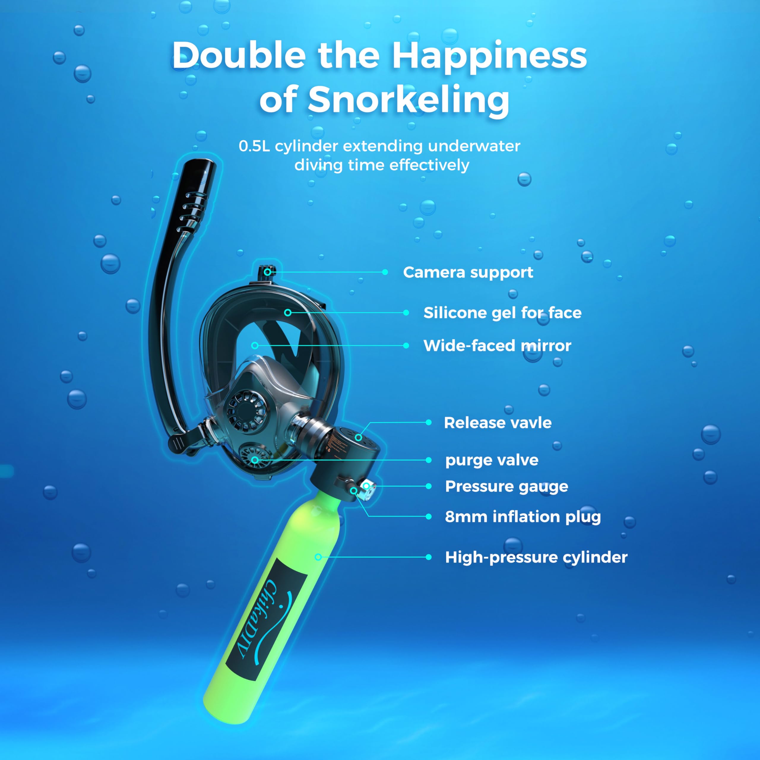 Полнолицевая маска для сноркли – обзор и цена Oxygen Mask Non-Rebreather