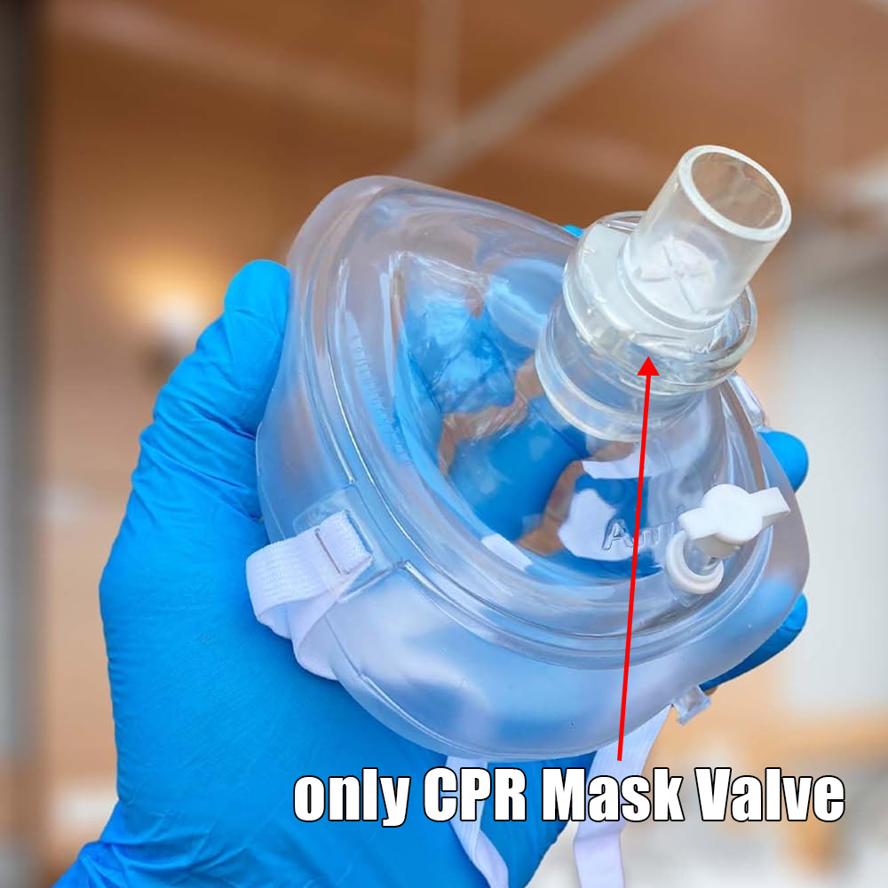 Маска для СЛР с односторонним  – обзор и цена Oxygen Mask Non-Rebreather