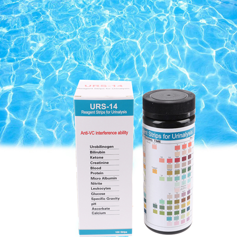 URS-14 100 полосок для анализа – обзор и цена Urinalysis Reagent Strip