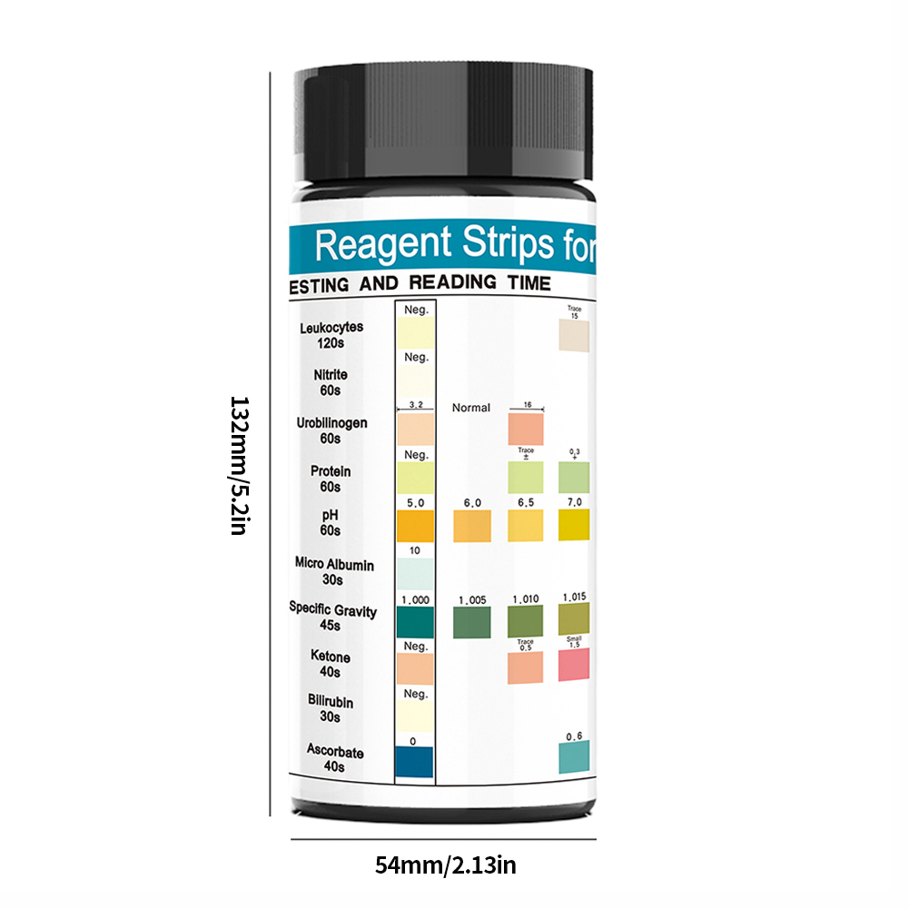 100 полосок, тест-полоска для  – обзор и цена Urinalysis Reagent Strip